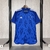 Camisa masculina azul royal do Cruzeiro, modelo 24/25, com estampa de estrelas e logotipo Adidas.Camisa Cruzeiro I 24/25 s/n° Torcedor Adidas Masculina - Azul Royal