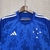 Camisa masculina azul royal do Cruzeiro, modelo 24/25, com estampa de estrelas e logotipo Adidas.Camisa Cruzeiro I 24/25 s/n° Torcedor Adidas Masculina - Azul Royal