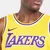 Camisa regata amarela do Los Angeles Lakers, modelo masculino com o número 3 e nome Anthony Davis.