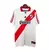 Camisa retrô do River Plate, edição 1998-99, em cores branca e vermelha, com logotipo e detalhes da marca Adidas.