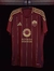 Camisa Roma I Home 24/25 da Adidas, masculina, em tom vinho com detalhes em dourado e logo do time.