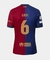 Camisa torcedor do Barcelona Nike masculina em azul e vermelho, modelo 24/25, com logo do clube e patrocinador Spotify. LAMINE YAMAL - LEWANDOWIAKI - RAPHINHA