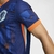 Camisa azul da seleção da Holanda para torcedores, modelo Away II 2024/25 da Nike, com detalhes em laranja e escudo da equipe.