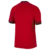 Camisa vermelha da seleção de Portugal, modelo 2024/25, com logo da Nike e escudo da equipe.