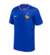 Camisa azul da seleção da França, modelo 2024/25, com detalhes em vermelho e branco e logo da Nike.