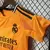 Kit Infantil ReaI Madrid AWAY II 24Kit infantil do Real Madrid, uniforme away II 2024/25, na cor laranja, composto por camisa e bermuda./25 - Adidas-Laranja