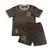 conjunto infantil Flamengo, camisa Flamengo infantil, shorts Flamengo infantil, conjunto Flamengo 24/25, camisa marrom Flamengo infantil, uniforme Flamengo infantil, roupa infantil Flamengo, conjunto esportivo infantil Flamengo, Flamengo identidade 24/25,