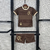 conjunto infantil Flamengo, camisa Flamengo infantil, shorts Flamengo infantil, conjunto Flamengo 24/25, camisa marrom Flamengo infantil, uniforme Flamengo infantil, roupa infantil Flamengo, conjunto esportivo infantil Flamengo, Flamengo identidade 24/25,