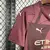 Camisa Manchester City 2024-25 Patch Mundial FIFA 2023 - Torcedor Masculina - Vinho - JSMARTLOJA ESPORTES 