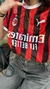 Camisa AC Milan I 24/25 - Torcedor Puma Feminina - Vermelha e preta - JSMARTLOJA ESPORTES 