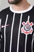 Camisa Corinthians II 23-24 - Torcedor Nike Masculina - Preta com detalhes listras brancas