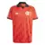 Camisa vermelha do Flamengo Lifestyler Adidas 2024 com detalhes em preto e logo do clube.Camisa Flamengo Lifestyler Adidas 2024 Vermelha camisa Pedro arrascaeta gabigol