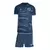 Kit Infantil Cruzeiro, Conjunto Infantil Cruzeiro 24-25, Camisa Infantil Cruzeiro Adidas, Uniforme Infantil Cruzeiro III, Kit de Futebol Infantil Azul, Roupas Esportivas Infantil Cruzeiro