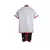 Kit Infantil Flamengo II 24/25 - Adidas - Branco com detalhes em vermelho - JSMARTLOJA ESPORTES 