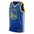 Regata NBA Nike GSW Swingman JS unissex nas cores azul e branco, com logo dos Golden State Warriors.