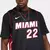 Regata NBA Nike do Miami Heat, modelo masculino, cor preta com detalhes em amarelo e vermelho, número 22 do jogador Butler.