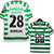 Camisa de futebol Cristiano Ronaldo 28 - retrô do Sporting Lisboa 2003-04 - Branca e Verde - comprar online