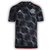 Camisa masculina do Flamengo III 24/25, com design em preto e detalhes em vermelho.