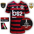 Camisa Flamengo Casa 2019/2020 - Versão Retrô Masculino - Adidas - Vermelho e Preto - comprar online