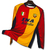 Camisa Roma Manga Longa Retrô 2001/02 Torcedor Masculina - Amarelo e Vinho - comprar online