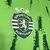 Camisa Third III do Sporting 2024/25 da Nike, na cor verde, com detalhes em preto e logo da Betano.