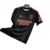 Camisa preta do Benfica II 2024/25 da Adidas, com detalhes em vermelho e estampa moderna.