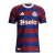 Camisa do Newcastle United II Away 24/25 na cor vermelha e azul, com listras horizontais e logotipo da Adidas.