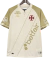 Camisa do Vasco III 24/25 Kombat Jogador Kappa Masculina na cor bege, com logotipos de patrocinadores. Camisa vegetti - camisa piton - camisa payet - camisa coutinho