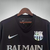 Camisa preta do Barcelona, edição especial Balmain 24/25, com logo da Nike e do time, ideal para torcedores.