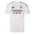 Camisa do Real Madrid I 24/25, modelo torcedor da Adidas, na cor branca com detalhes em preto.Camisa Real Madrid I 24/25 - Torcedor Adidas Masculina - Branca com detalhes em preto