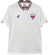 Camisa branca do Fortaleza II 2024/25, modelo de torcedor, com detalhes em azul e vermelho.