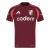 Camisa do River Plate 2024/25 II Away da Adidas, na cor vinho, com detalhes em rosa e logotipo do clube.
