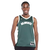 Regata feminina verde e branca do Milwaukee Bucks, modelo Swingman da Nike, com logo e nome do time.