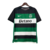Camisa do Sporting CP 2024/25, verde e branca, com listras e logo da Nike.