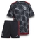 KIT INFANTIL FLAMENGO III 2024/25 THIRD ADIDAS -PRETO - comprar online