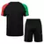 Kit Arsenal Camisa e Short Treino 2024/25 - Preta Verde Vermelha na internet