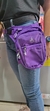 Bolsa para usar en la pierna color purpura - comprar en línea