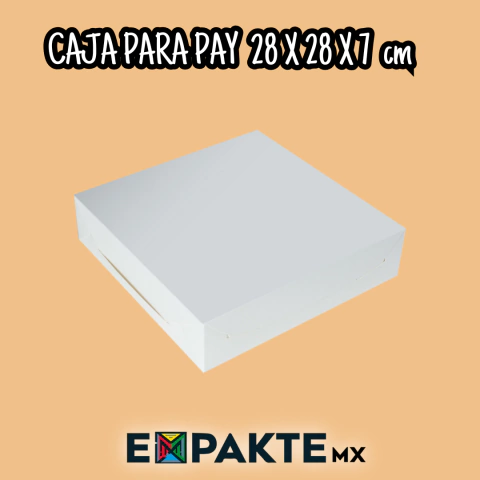 Caja para Pay 28 x 28 x 7 cm 50 PIEZAS