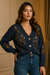 Sweater cardigan bordado NW - comprar online