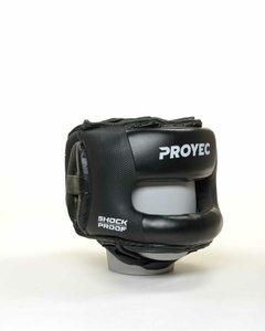 Cabezal Boxeo Proyec Con Barra Frontal Blocker Profesional Negro en internet
