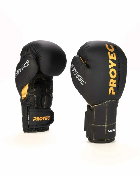 Guantes Proyec Nitro Negro y Dorado - comprar online