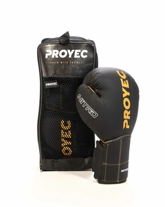 Guantes Proyec Nitro Negro y Dorado