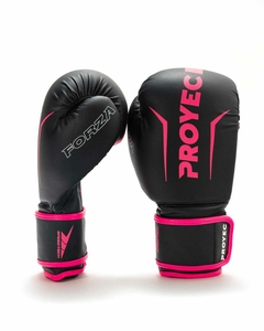 Imagen de Guantes Proyec Forza Negro y Fucsia