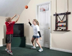 Mini Tablero Spalding Arena Slam Jam 180° Aro Y Pelota - SANFERDEPORTES