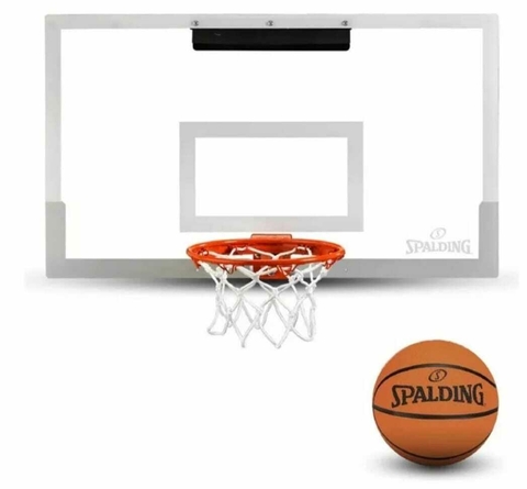 Mini Tablero Spalding Arena Slam Jam 180° Aro Y Pelota