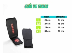 Protector Tibial Proyec Con Empeine Elastizado