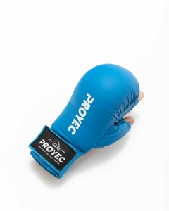 Guantines De Karate Profesionales Proyec Azul - tienda online