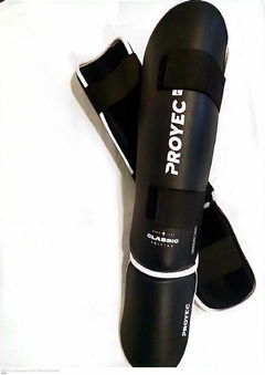 Protector Tibial Proyec Pro con empeine - SANFERDEPORTES