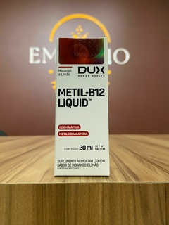 VITAMINA B12 20ML - MORANGO E LIMAO - DUX