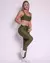 Conjunto Calça Legging Empina New Onça Fit Verde + Top Lu na internet